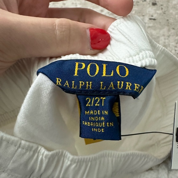 Ralph Lauren Toddler White Shorts Size 2 - Picture 3 of 4